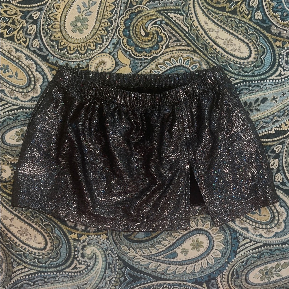 Holographic Mini Skirt